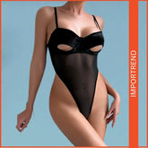 Women's Hollowed-Out Mesh Slim-Fitting Lingerie